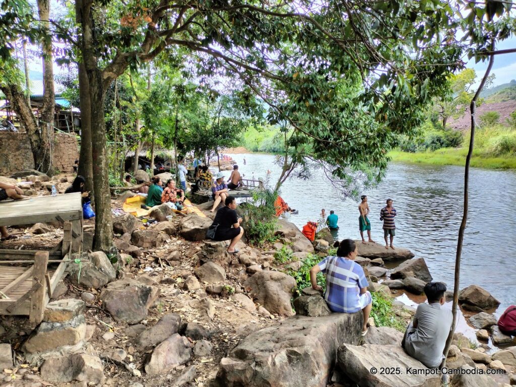 Tada Waterfall Koh Tada and Teuk chhou waterfall in kampot cambodia