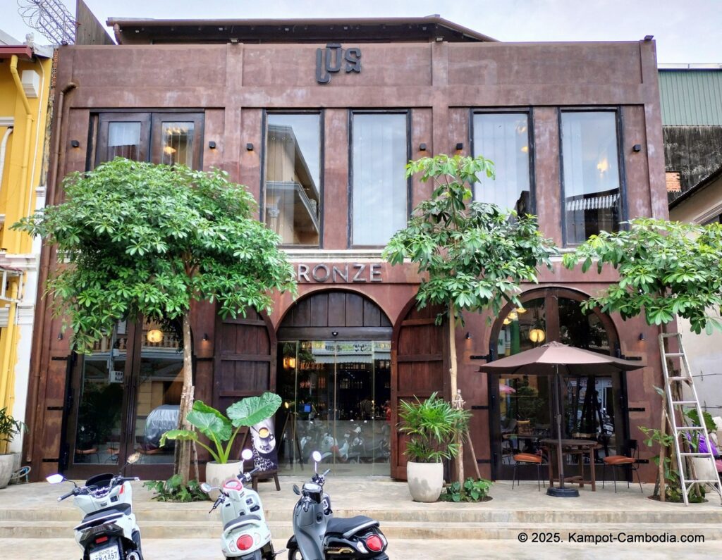 bronze coffee in kampot cambodia