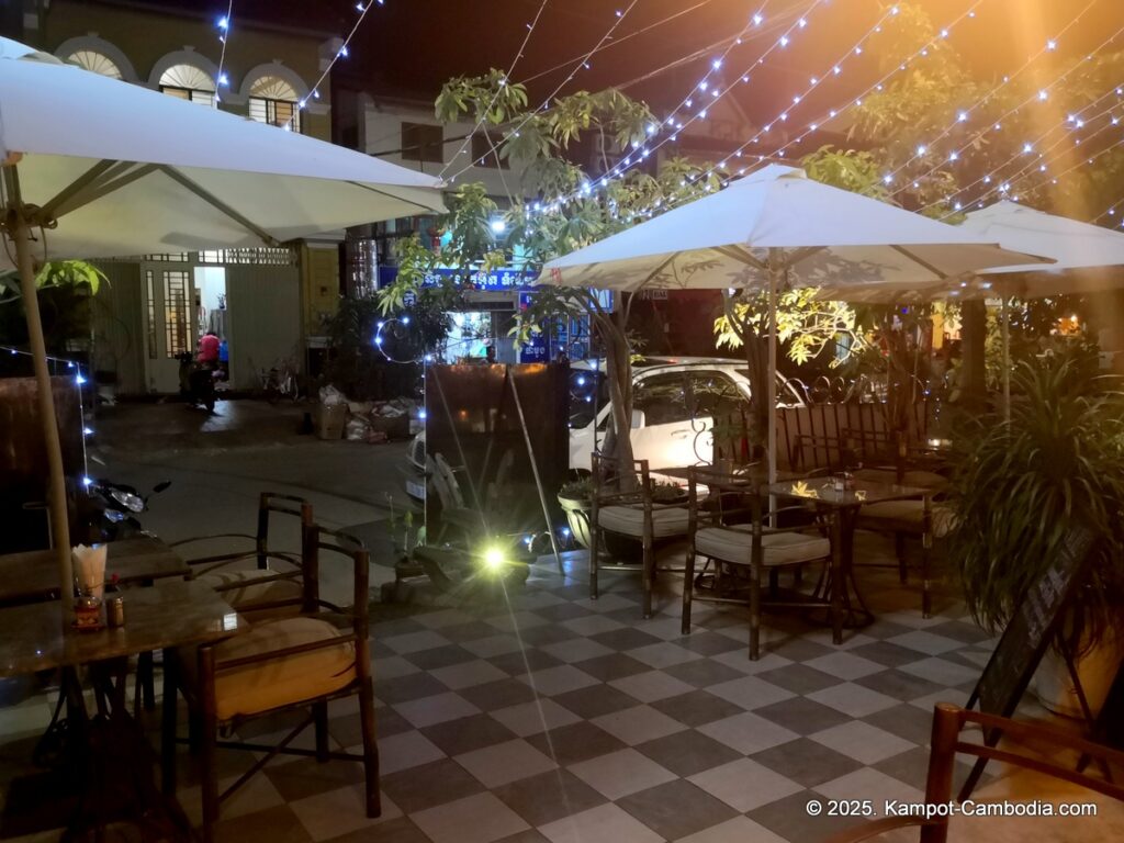 kampot seafood & pepper restaurant in kampot, cambodia