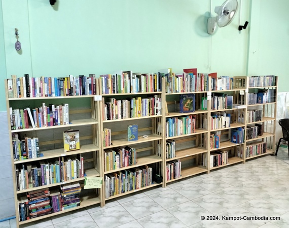 cv bookstore in kampot, cambodia