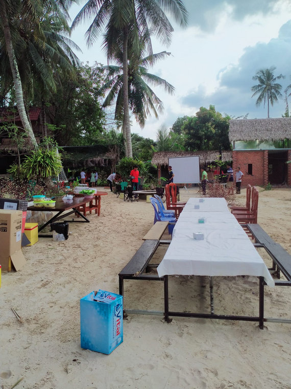 Dong Prek Komchay Restaurant in kampot cambodia