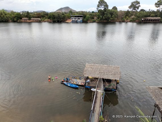 Dong Prek Komchay Restaurant in kampot cambodia