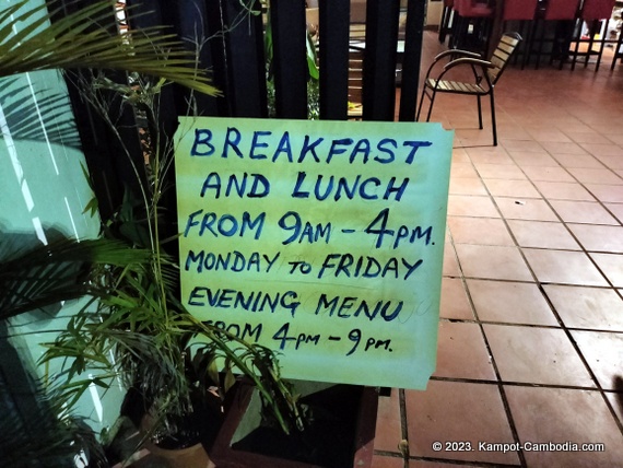 The Green Room Pub in Kampot, Cambodia