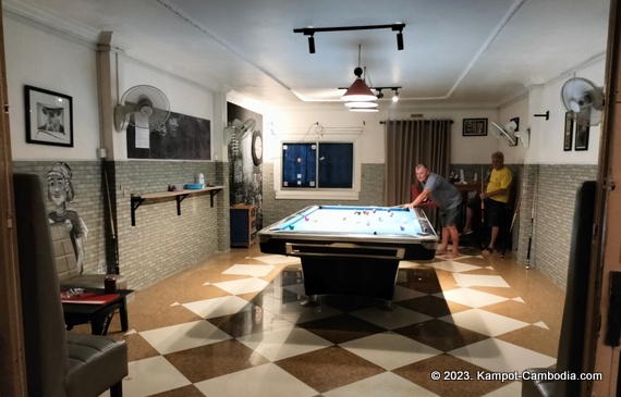 The Green Room Pub in Kampot, Cambodia