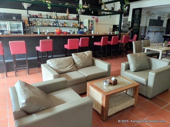 The Green Room Pub in Kampot, Cambodia