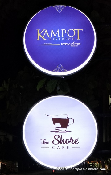 Kampot River Inn and Shore Coffee in Kampot, Cambodia