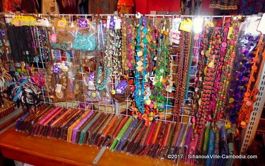 Kampot Souvenir shop in Kampot, Cambodia.