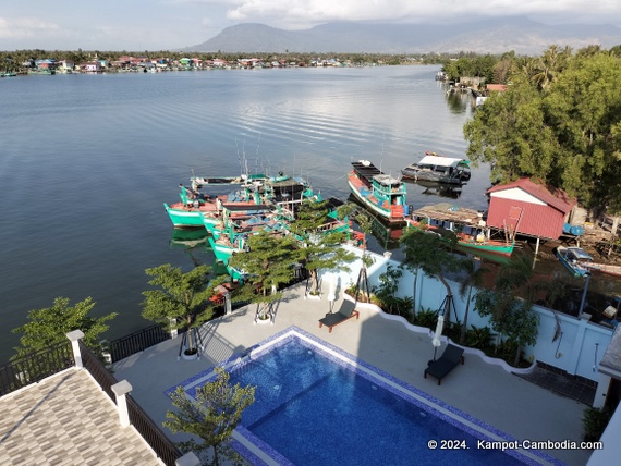 Kanitha Boutique in Kampot, Cambodia. Riverside.