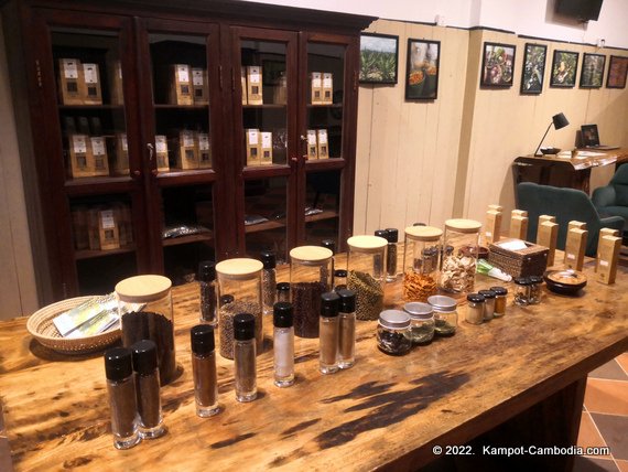 The Old Market in Downtown Kampot, Cambodia.