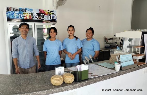 Le Corner Coffee in Kampot, Cambodia