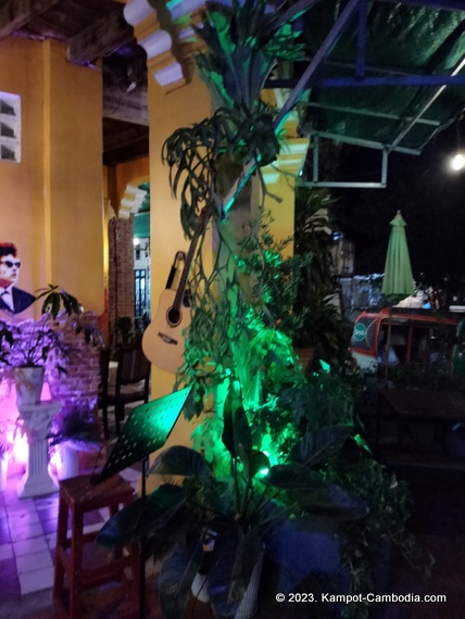 nea vea restaurant bar and lounge in and the cruise coffee in kampot cambodia