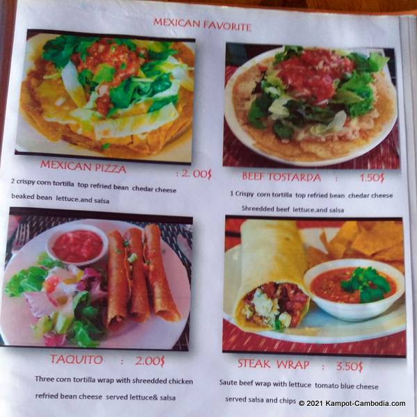 mexican food restaurant in kampot, cambodia