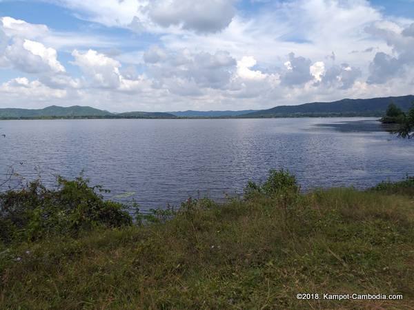 secret lake in kampot, cambodia