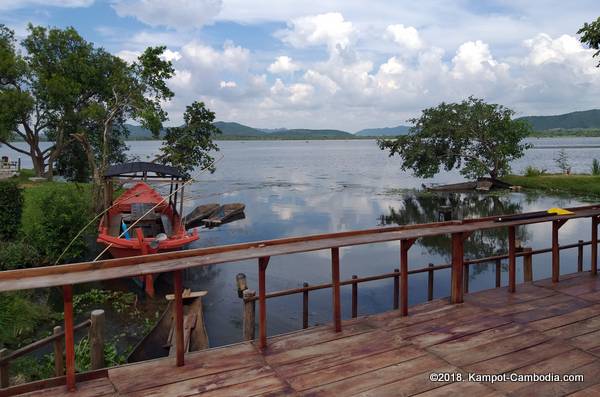 secret lake in kampot, cambodia