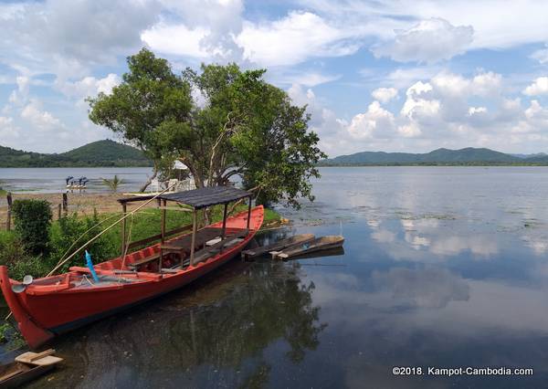 secret lake in kampot, cambodia