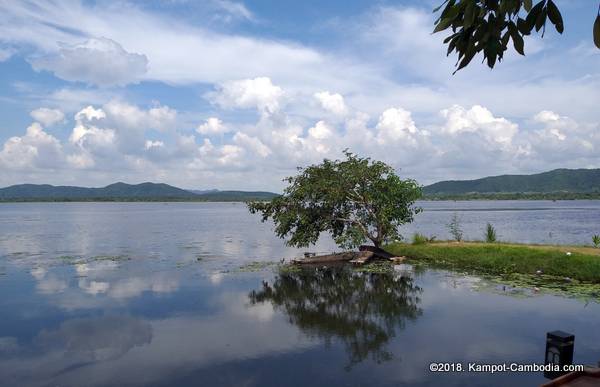 secret lake in kampot, cambodia