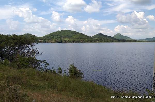 secret lake in kampot, cambodia