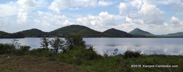 secret lake in kampot, cambodia