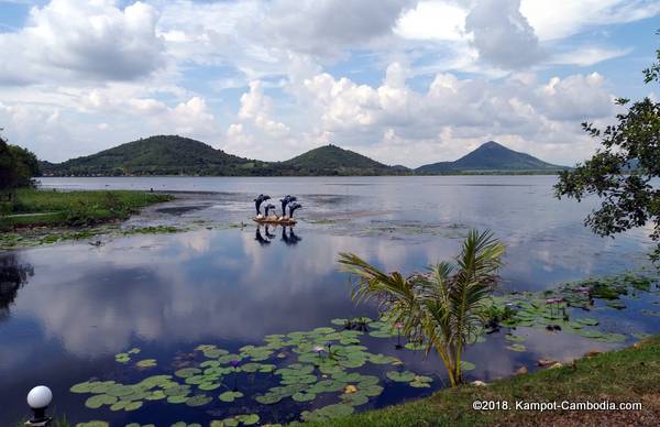 secret lake in kampot, cambodia