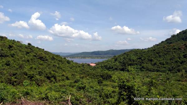 secret lake in kampot, cambodia