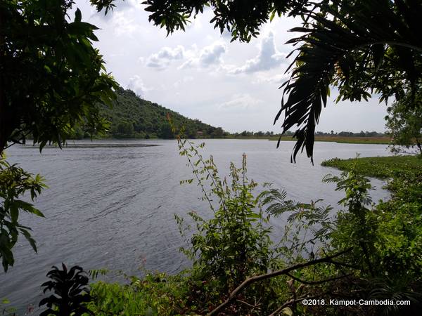 secret lake in kampot, cambodia