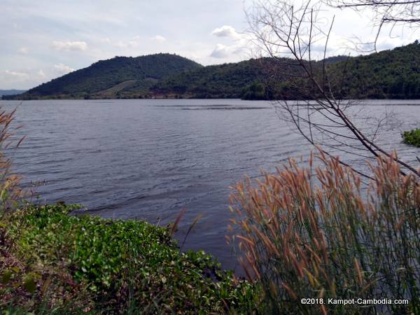 secret lake in kampot, cambodia