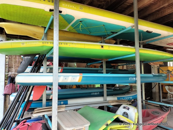 sup asia stand-up paddle board in kampot, cambodia