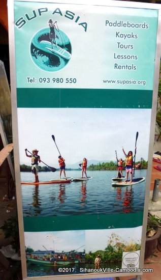 sup asia stand-up paddle board in kampot, cambodia