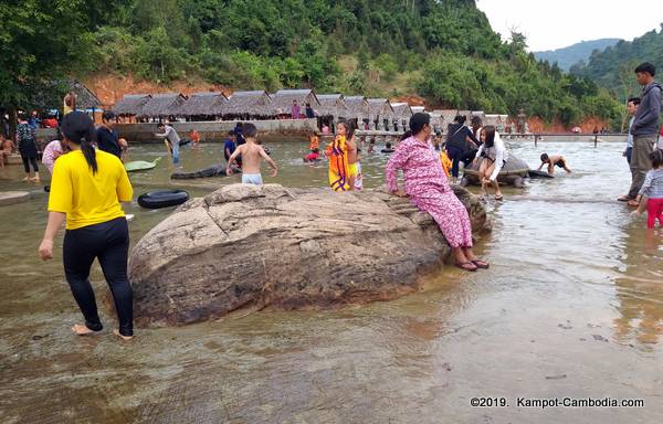 Tada Waterfall Koh Tada and Teuk chhou waterfall in kampot cambodia