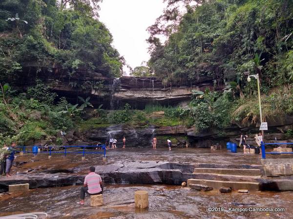 Tada Waterfall Koh Tada and Teuk chhou waterfall in kampot cambodia