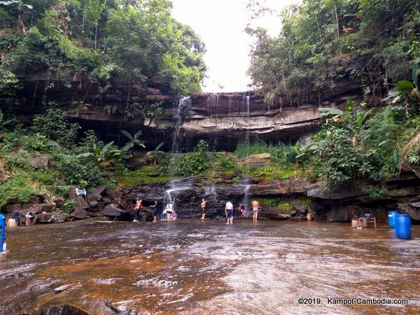Tada Waterfall Koh Tada and Teuk chhou waterfall in kampot cambodia