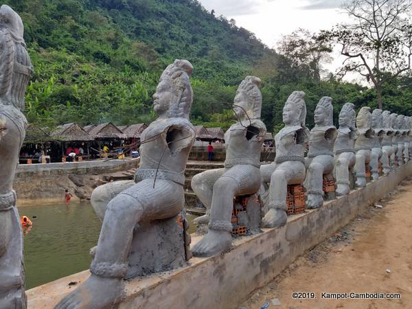 Tada Waterfall Koh Tada and Teuk chhou waterfall in kampot cambodia