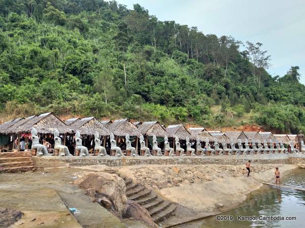Tada Waterfall Koh Tada and Teuk chhou waterfall in kampot cambodia