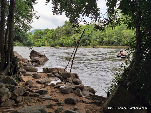 Tada Waterfall Koh Tada and Teuk chhou waterfall in kampot cambodia