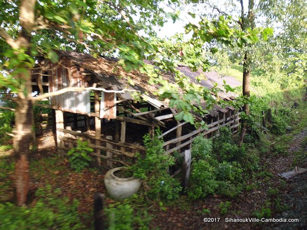 Train in Kampot, Cambodia. Kampot Train Station. Train schedule.