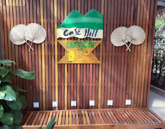 villa hill cafe in kampot cambodia