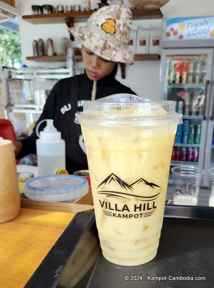 villa hill cafe in kampot cambodia