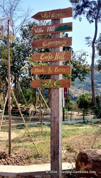 villa hill cafe in kampot cambodia