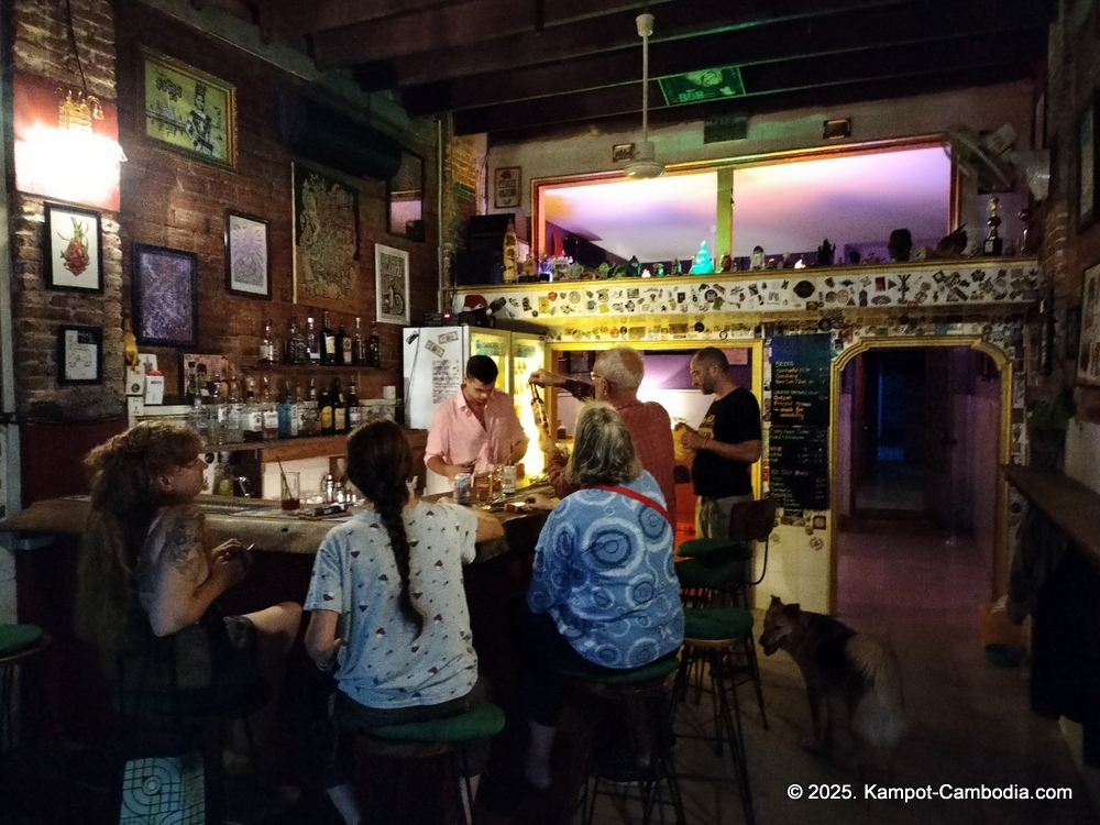 Top Cat bar and lounge in kampot cambodia