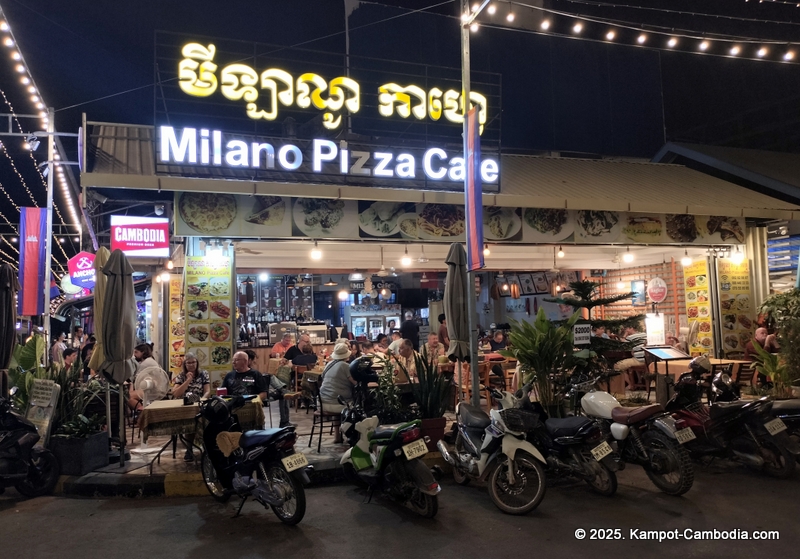 Milano Pizza in Kampot, Cambodia