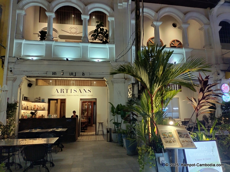 Artisans by Atelier Kampot, cambodia. Kampot Pepper Restaurant