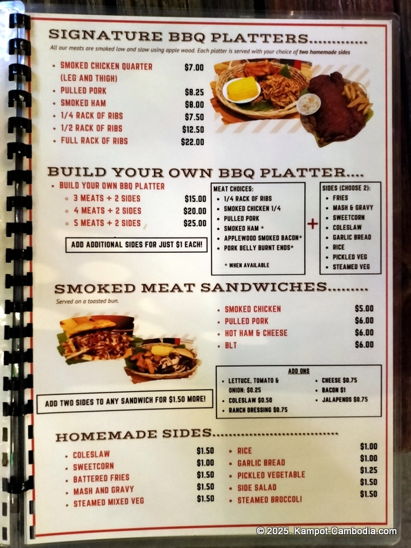 The Pig Pen BBQ in Kampot, Cambodia