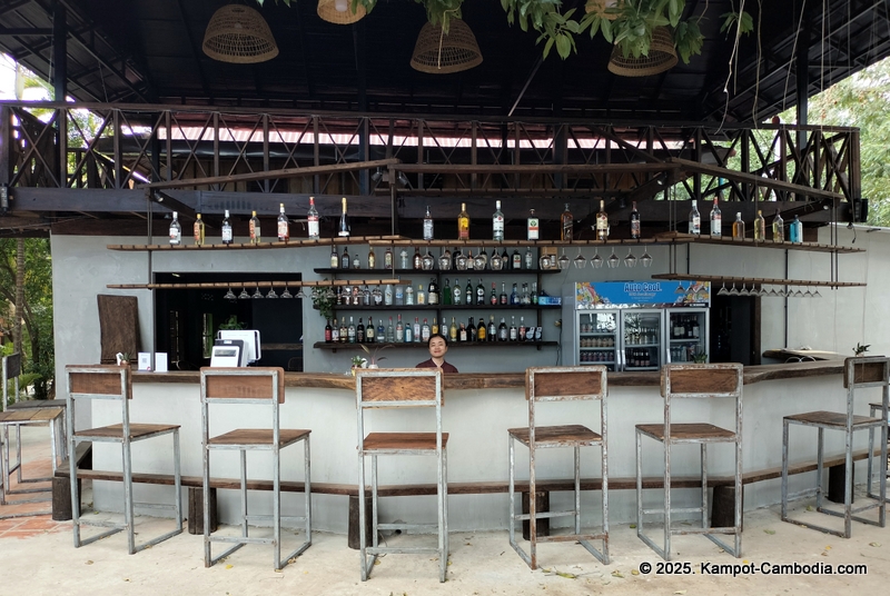 banyan tree hostel in Kampot, Cambodia