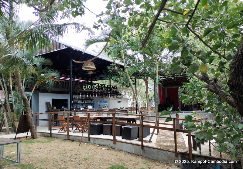 banyan tree hostel in Kampot, Cambodia