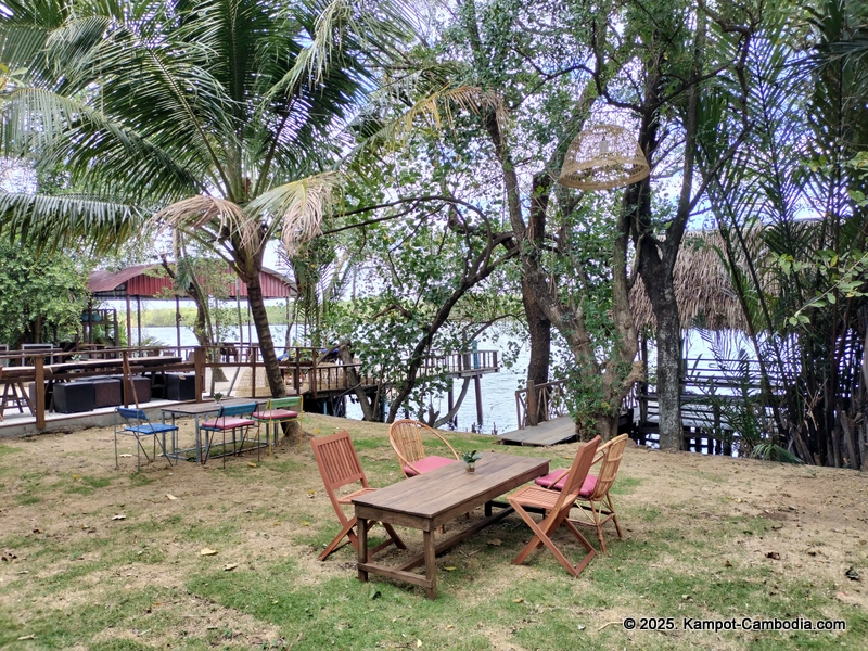 banyan tree hostel in Kampot, Cambodia