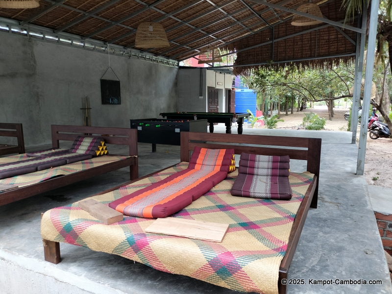 banyan tree hostel in Kampot, Cambodia