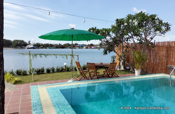 Sea Sand Resort in Kampot, Cambodia on the Kampot River