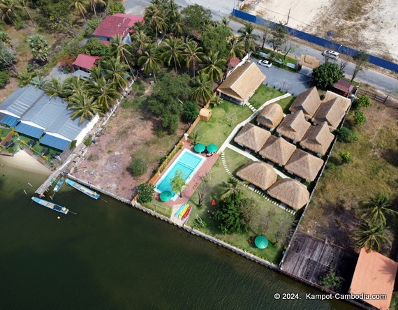 Sea Sand Resort in Kampot, Cambodia on the Kampot River