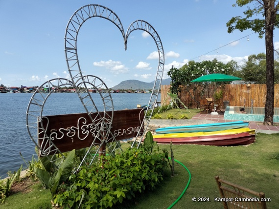 Sea Sand Resort in Kampot, Cambodia on the Kampot River