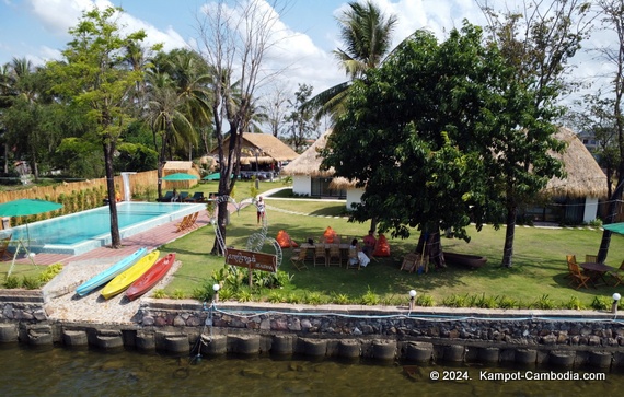 Sea Sand Resort in Kampot, Cambodia on the Kampot River